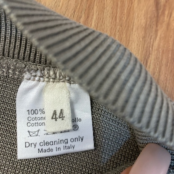 Sonia Rykiel Grey Knit 100% Cotton Midi Skirt - Picture 5 of 9